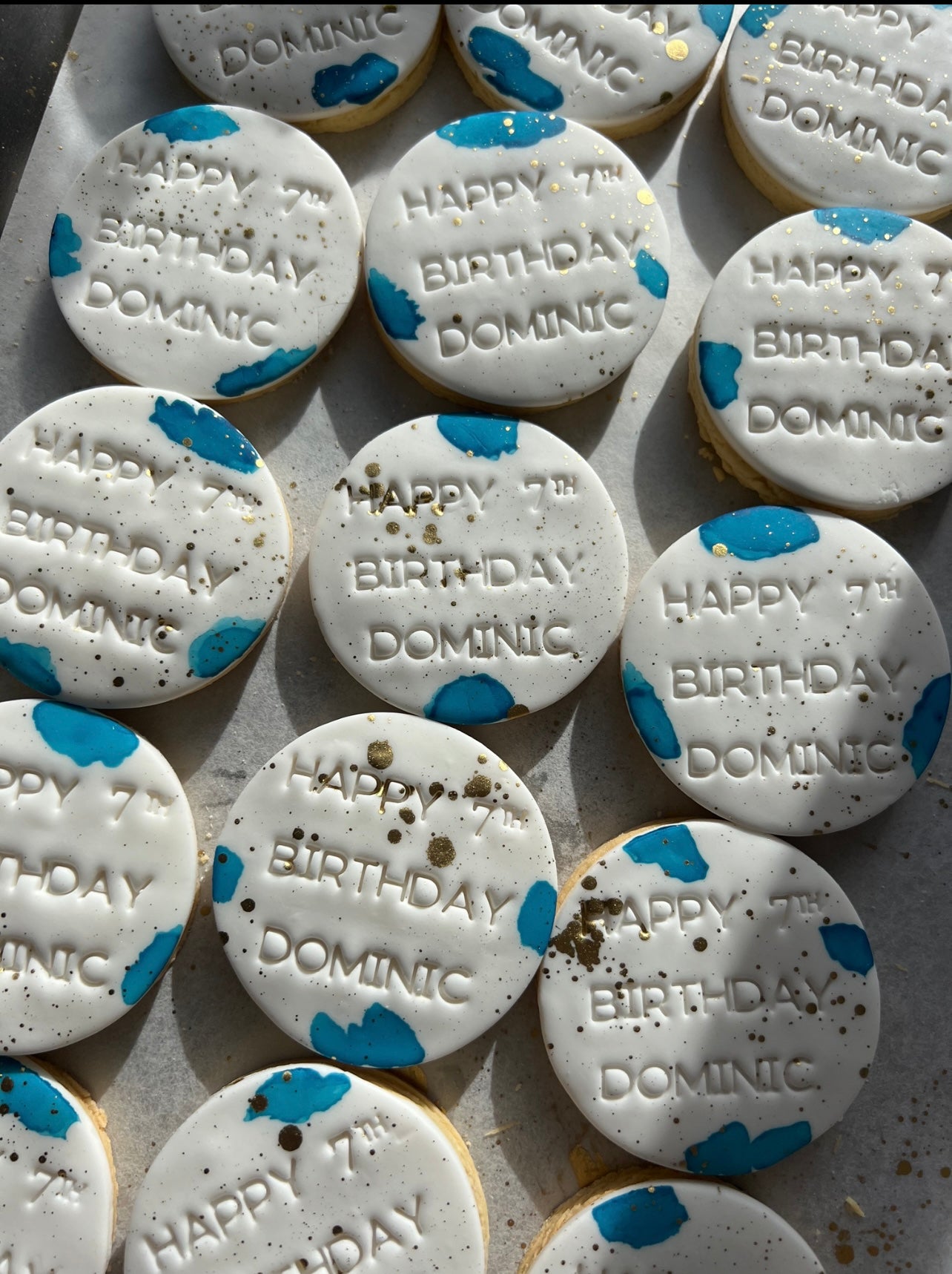 Custom Text Cookies (min 30)