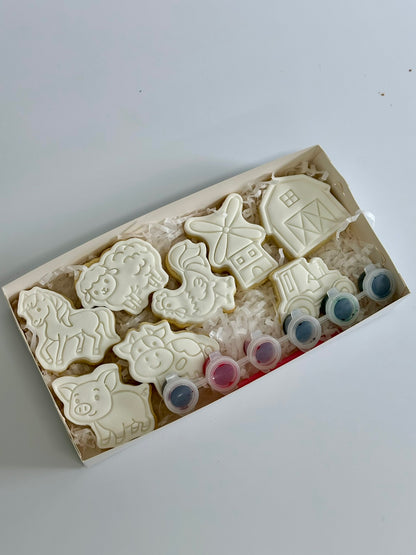 Edible 'Paint your own' Kids Cookie Box