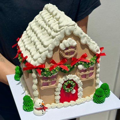 Gingerbread House Cake