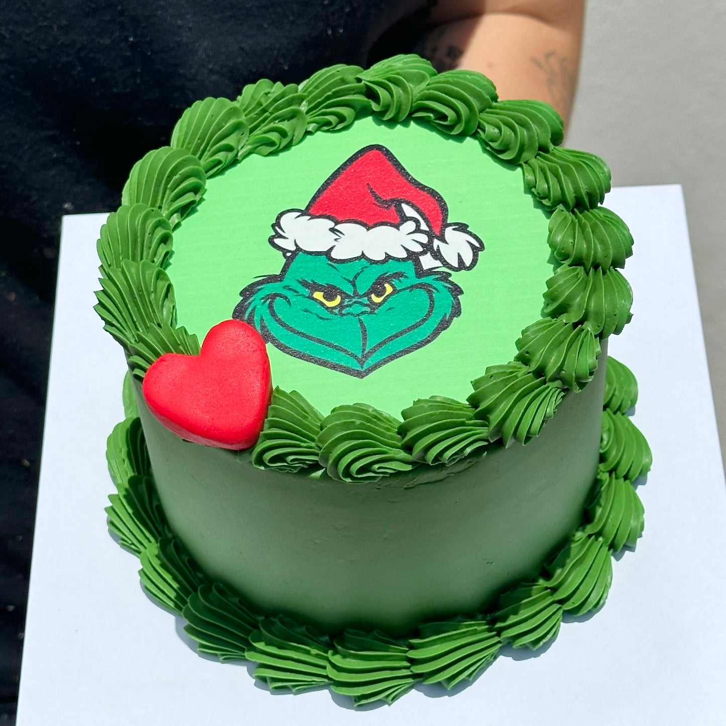 Grinch Cake