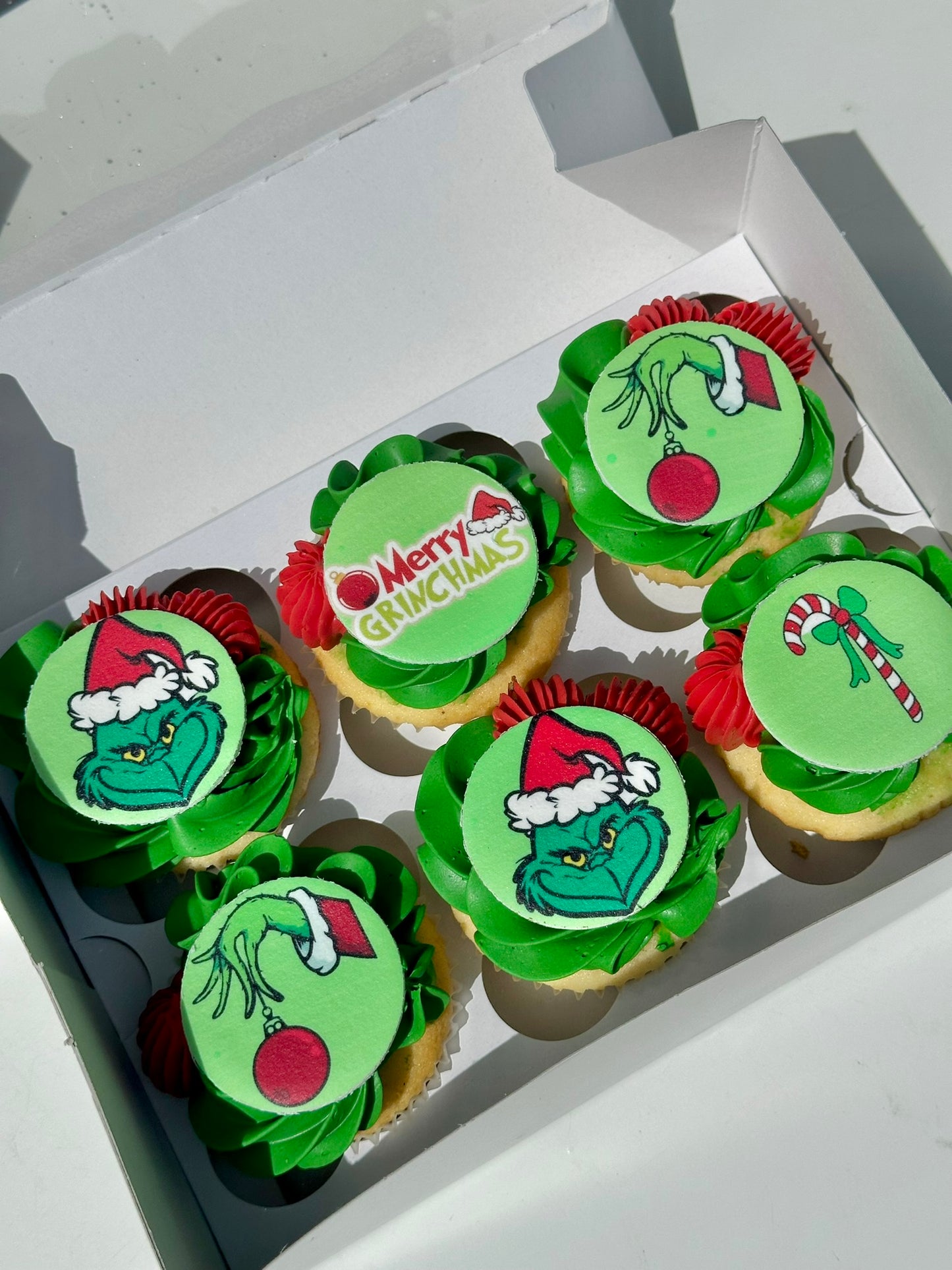 Grinch Cupcakes