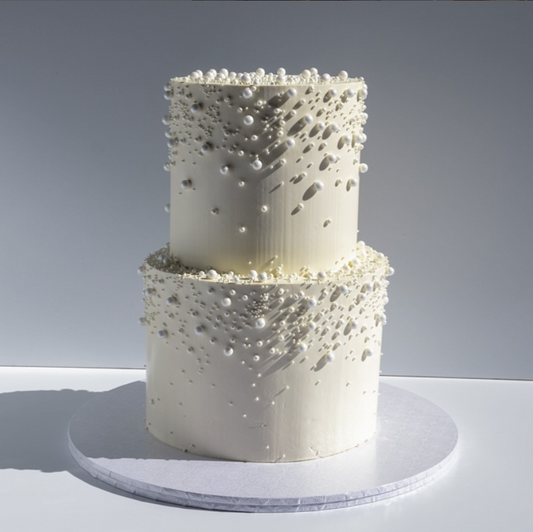 Pearly Wedding Cake